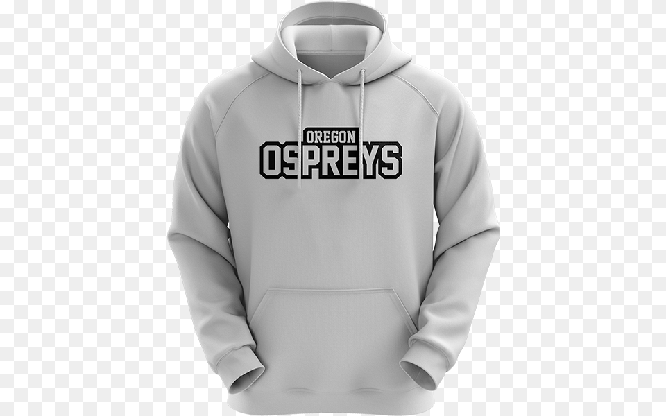 Oregon Ospreys Text Hoodie Hoodie, Clothing, Knitwear, Sweater, Sweatshirt Png