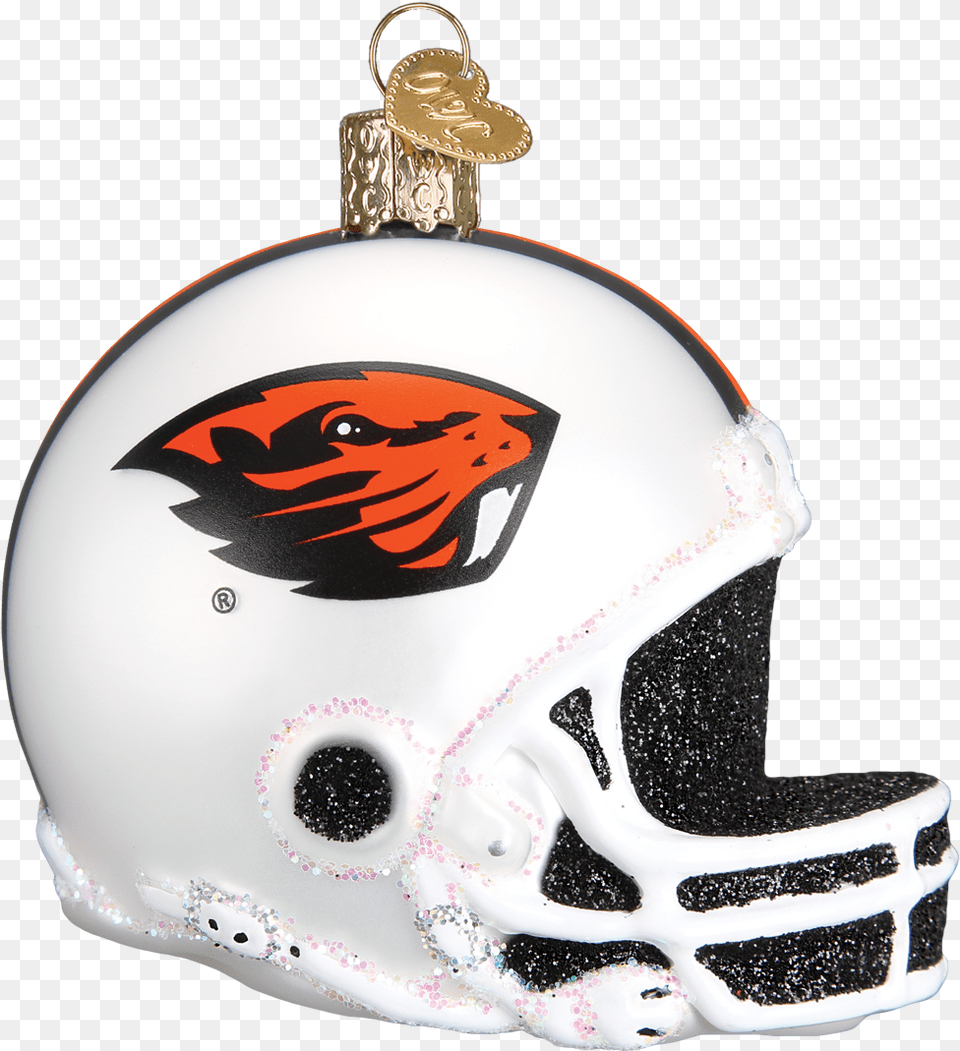 Oregon State Football Helmet Christmas Ornament, Crash Helmet, American Football, Person, Playing American Football Free Transparent Png