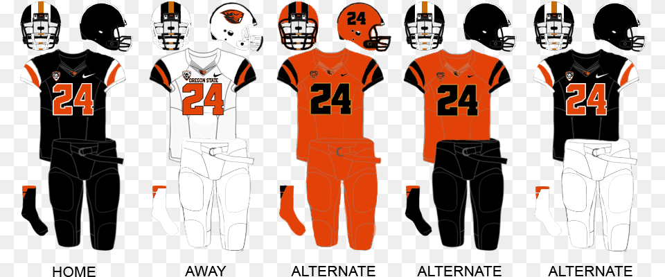 Oregon State Football Uniforms 2016, Shirt, Person, People, Clothing Free Png