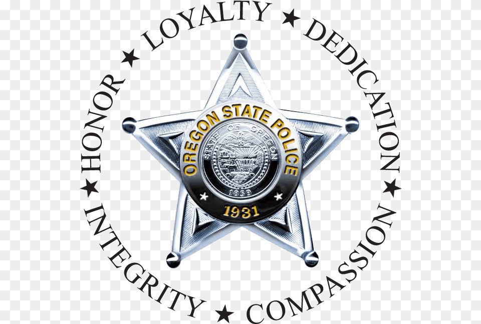 Oregon State Police Symbol, Badge, Logo, Wristwatch Free Png