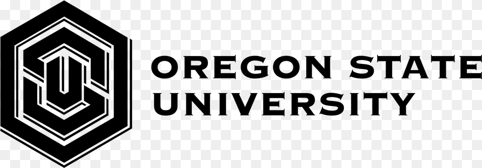 Oregon State University Logo Oregon State University Logo In Black And White, Gray Png Image
