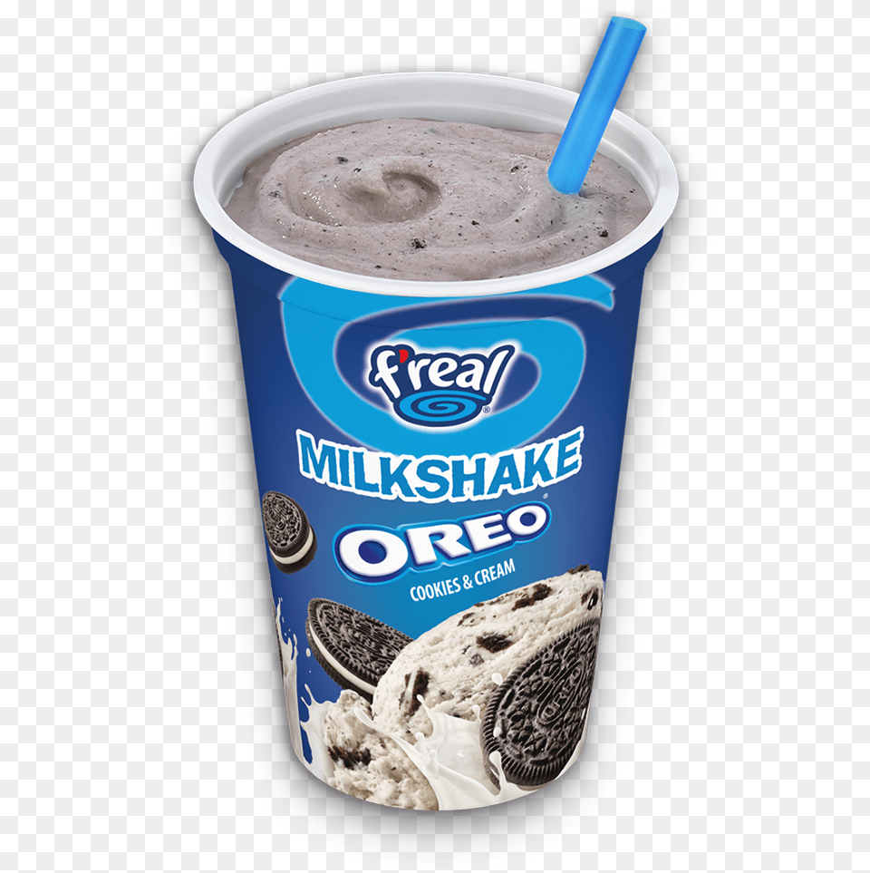 Oreo 2018 V2 Freal Milkshake Near Me, Beverage, Cream, Dessert, Food Png