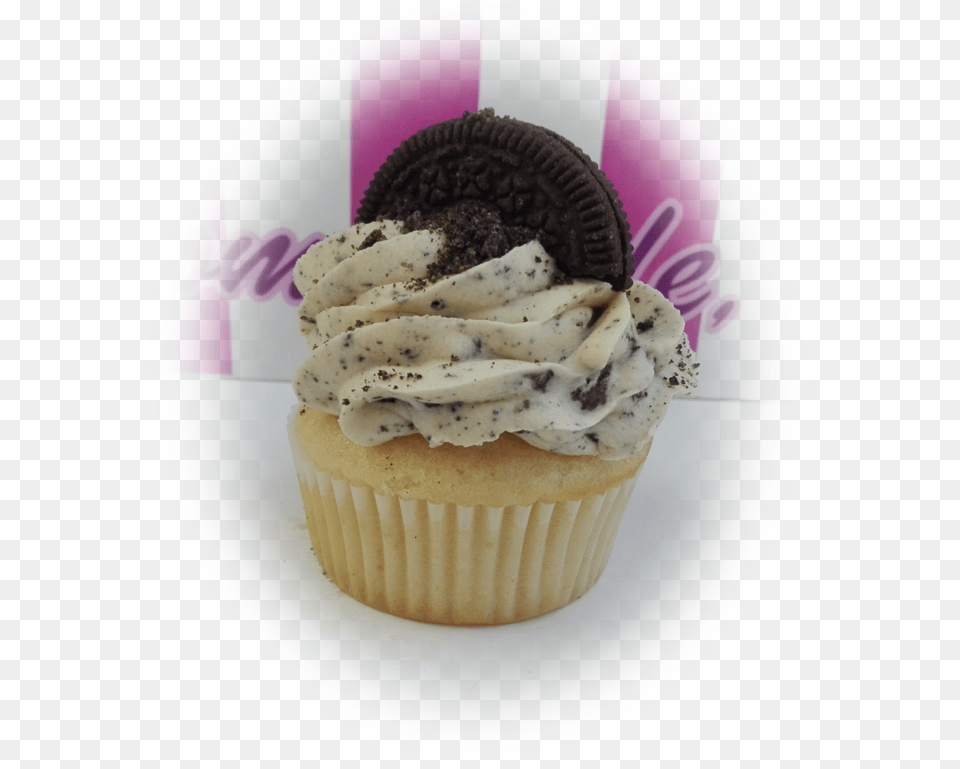 Oreo, Cake, Cream, Cupcake, Dessert Png Image