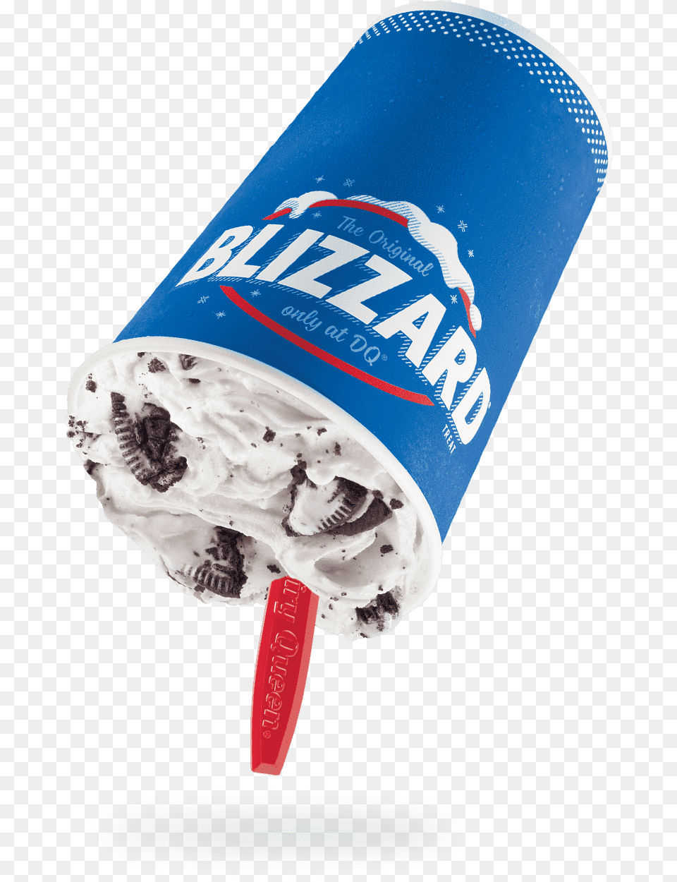 Oreo Cookie Blizzard Treat Dairy Queen Menu Dairy Queen Oreo Blizzard, Cream, Dessert, Food, Ice Cream Free Transparent Png