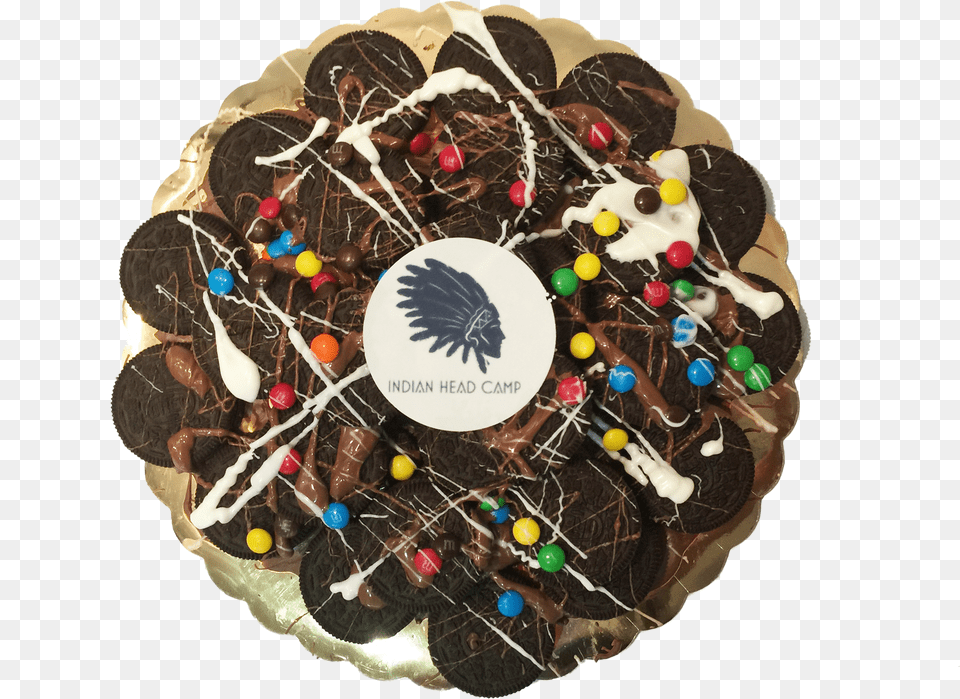 Oreo Cookie Stack Platter With Logo Chocolate Cake Png