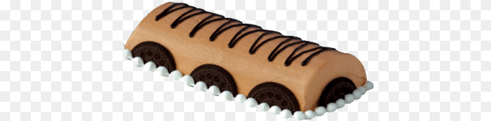 Oreo Flavor Carvelog Chocolate, Cream, Dessert, Food, Icing Free Png Download