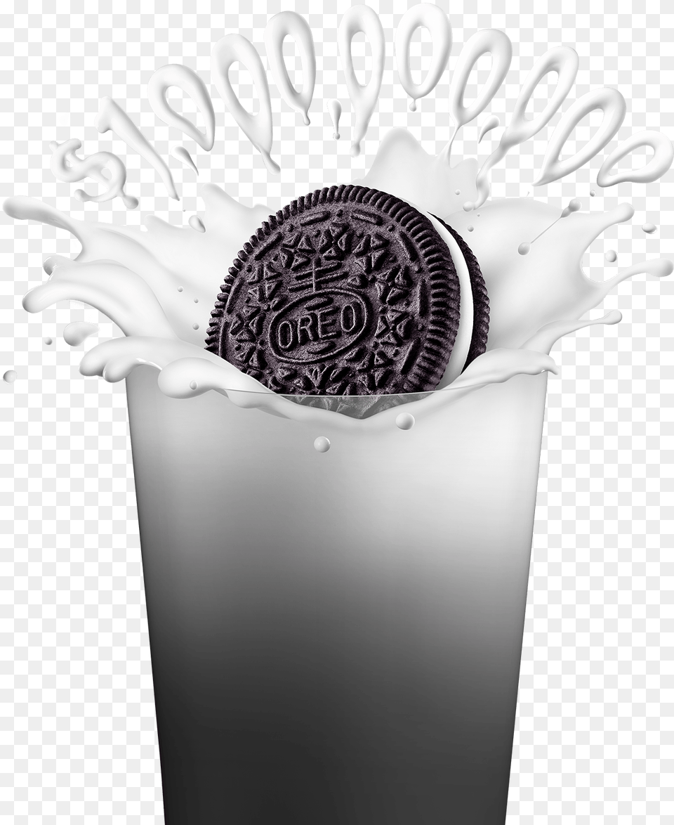 Oreo In Milk, Beverage, Dairy, Food Free Png Download