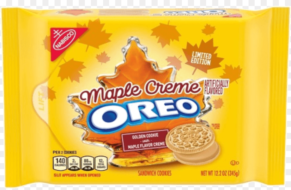 Oreo Maple Creme Cookies Maple Creme Oreos, Food, Snack, Bread, Cracker Free Png Download