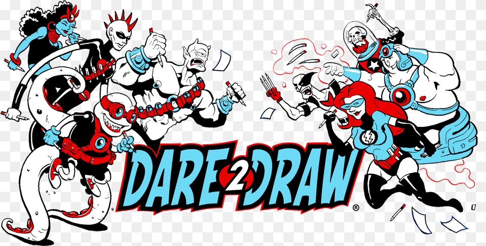 Org Dare 2 Draw Creatorcode Rj Huneke Powkabam Cartoon, Baby, Person, Book, Comics Png Image
