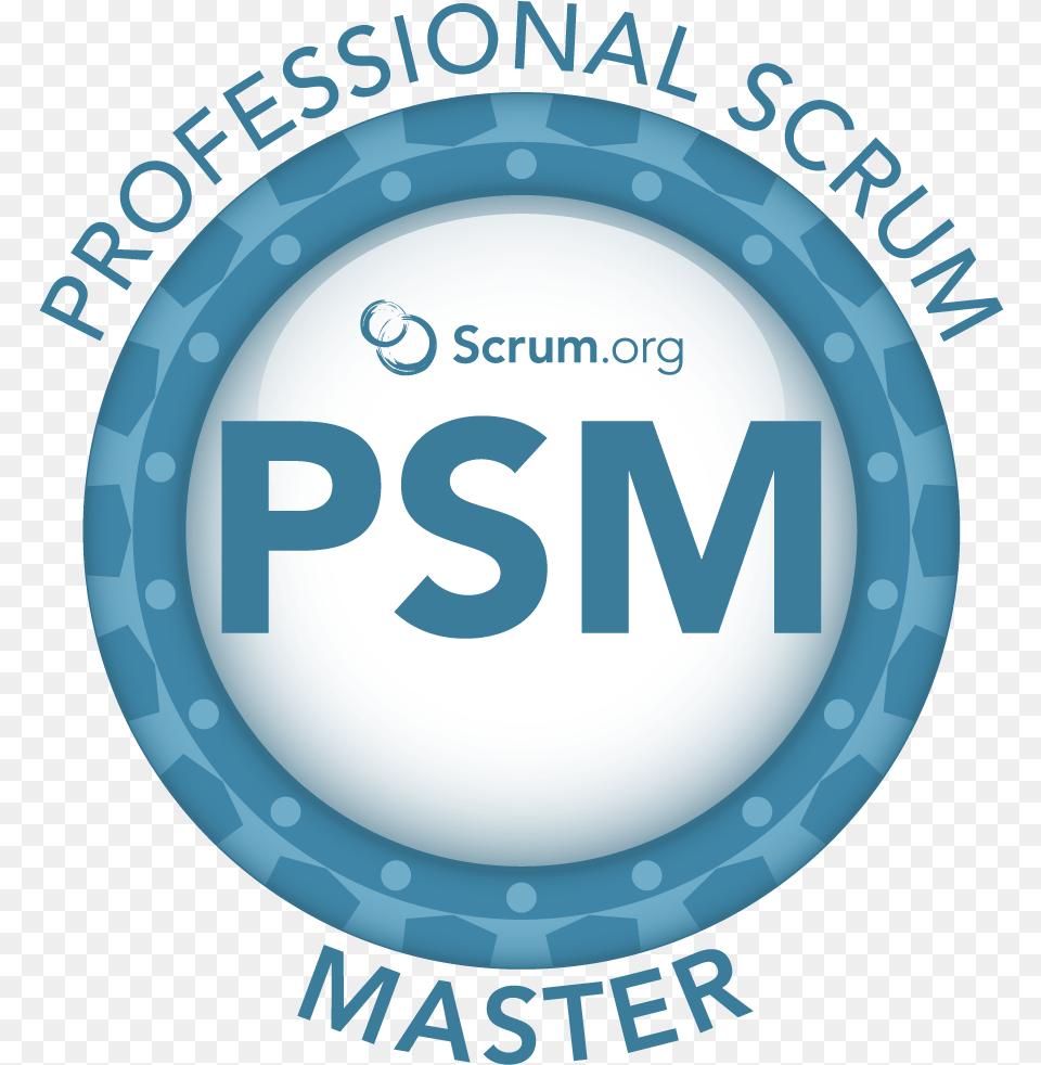 Org Professional Scrum Master Circle, Logo, Advertisement, Disk, Text Png