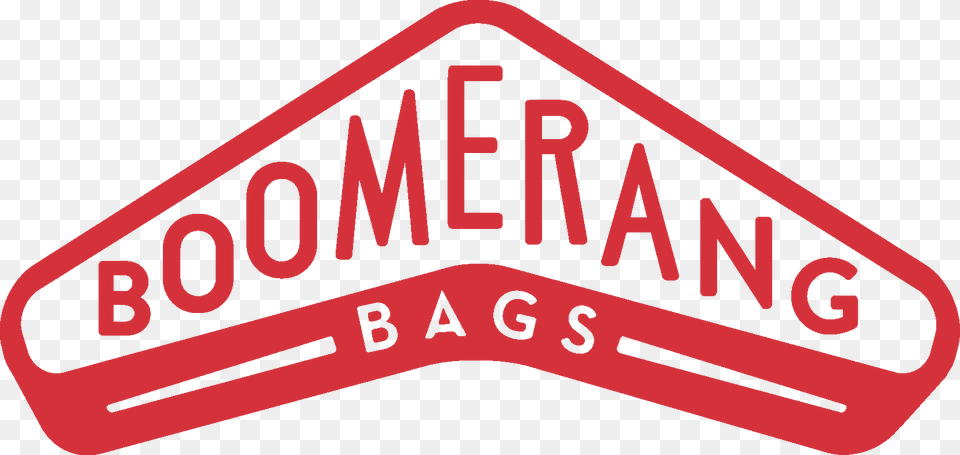 Org Wp Content Uploads Boomerang Bags Logo Red Cmyk Boomerang Bags, Sign, Symbol, Dynamite, Weapon Free Png Download