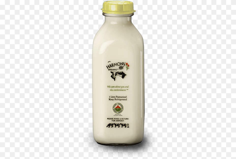 Organic 10 Half Ampamp Organic Milk In Glass Bottle Whole Foods, Beverage, Shaker Png Image