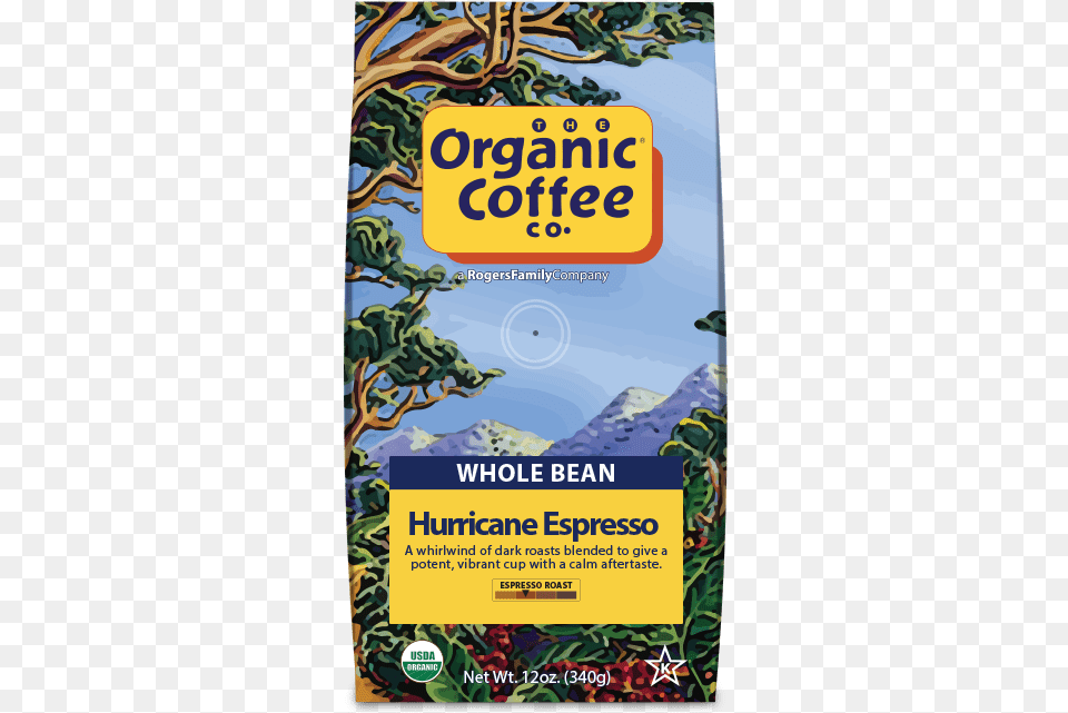 Organic 12 Oz Organic Coffee Company Gorilla Decaf 36 Count, Advertisement, Poster, Book, Publication Free Png