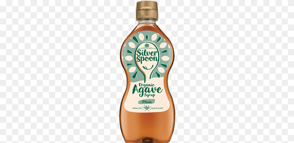 Organic Agave Syrup Silver Spoon Agave Syrup, Food, Seasoning, Ketchup, Bottle Free Png Download