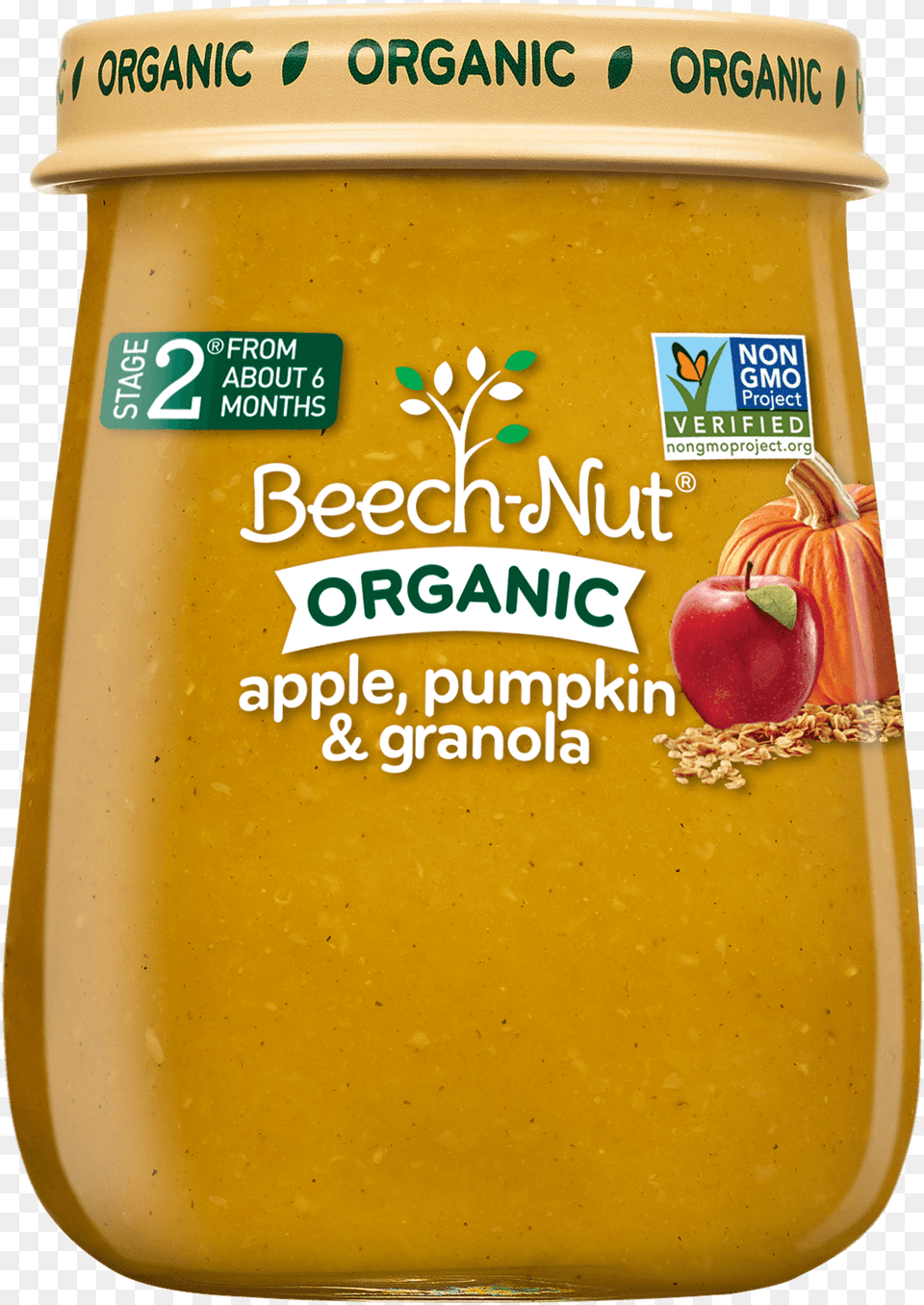 Organic Apple Pumpkin Amp Granola Jar Natural Foods, Food, Fruit, Plant, Produce Png