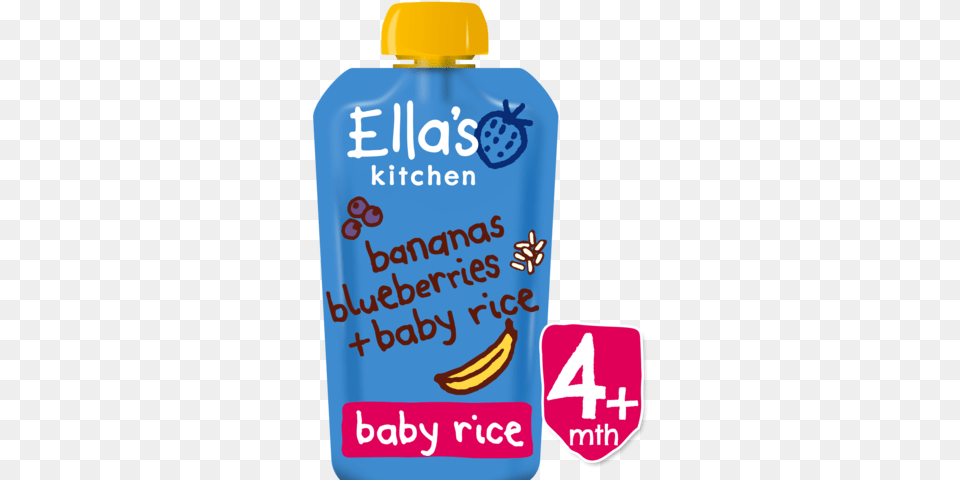 Organic Banana Blueberry U0026 Baby Rice Kitchen Bananas Blueberry And Baby Rice, Bottle, Cosmetics, Sunscreen, Dynamite Free Transparent Png