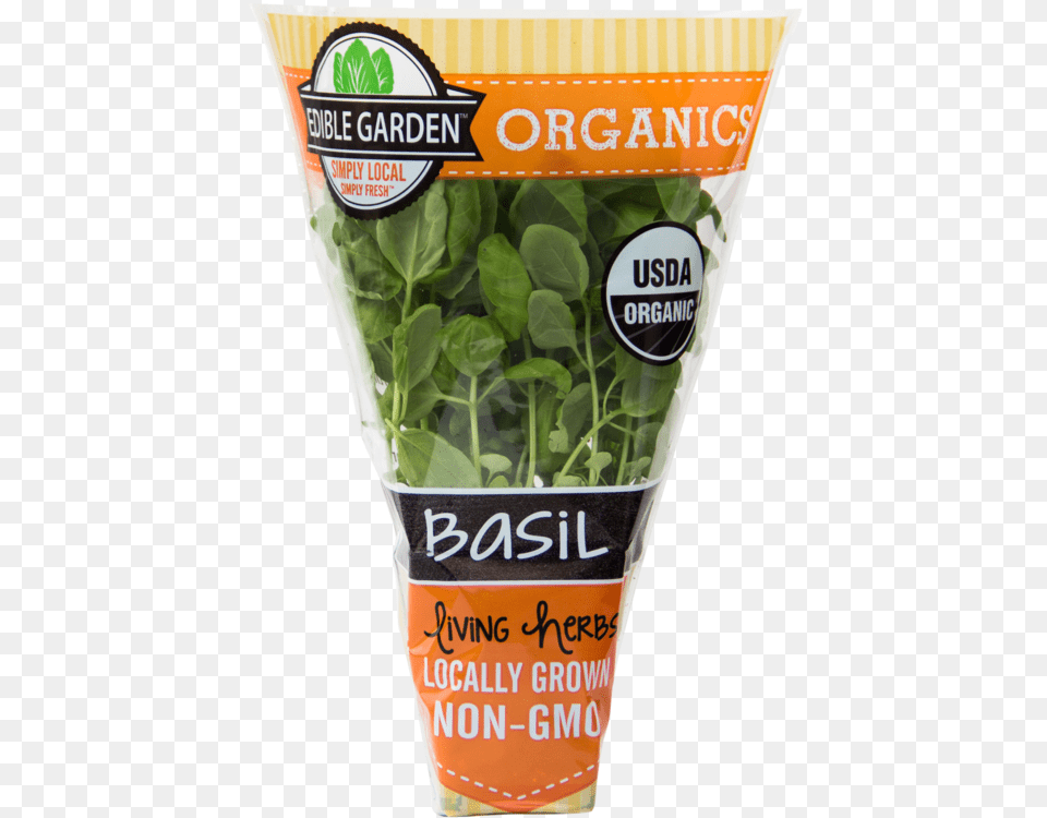 Organic Basil Usda Organic, Food, Produce, Leafy Green Vegetable, Plant Free Transparent Png