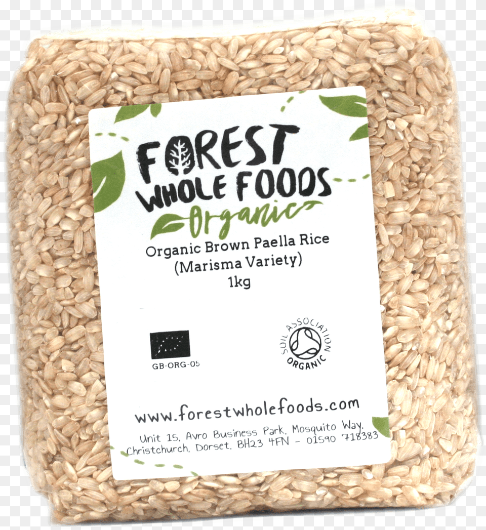 Organic Brown Paella Rice 1kg Whole Foods Market, Food, Grain, Produce, Business Card Png Image