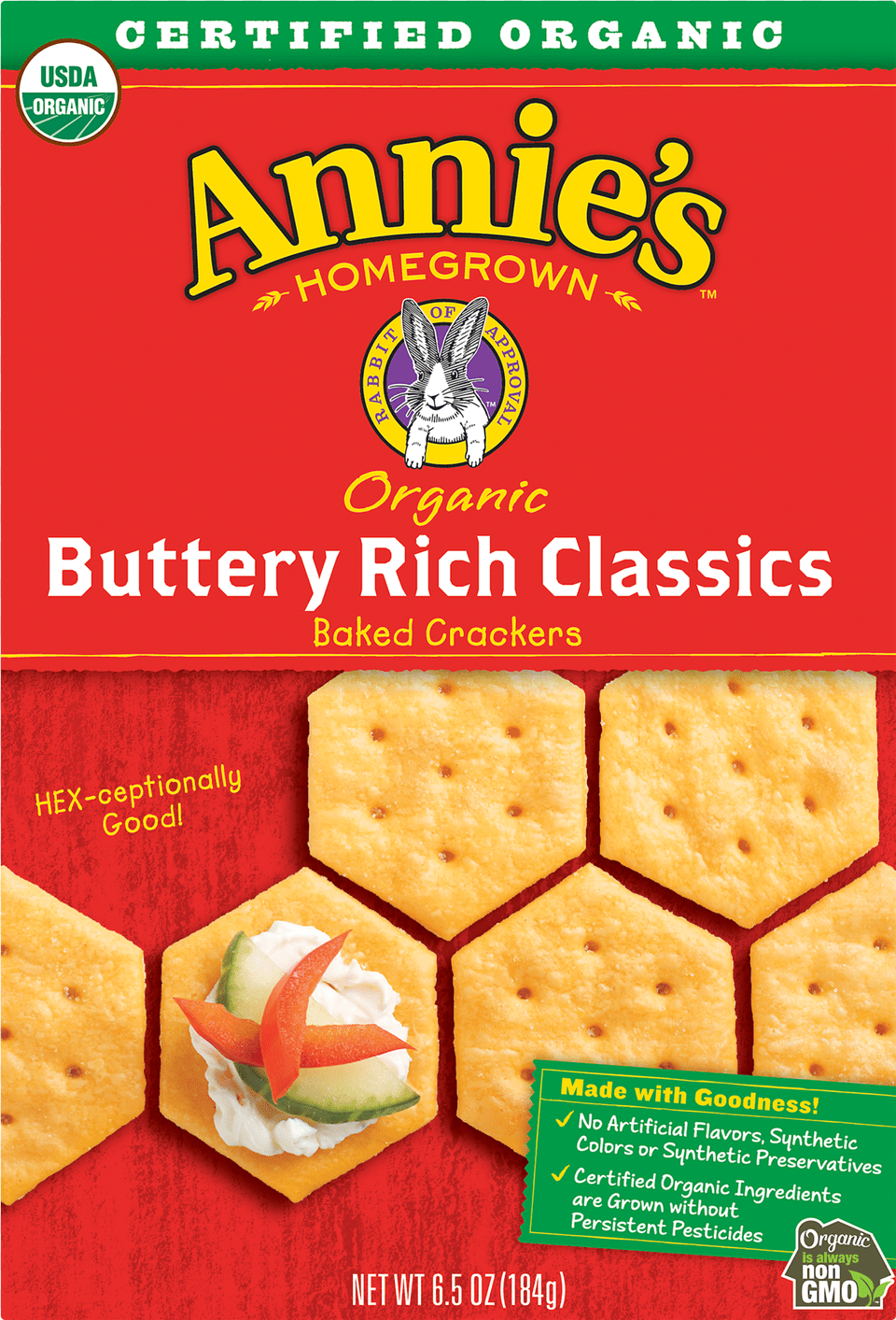 Organic Buttery Rich Classic Baked Snack Crackers Organic Crackers, Bread, Cracker, Food Free Png Download