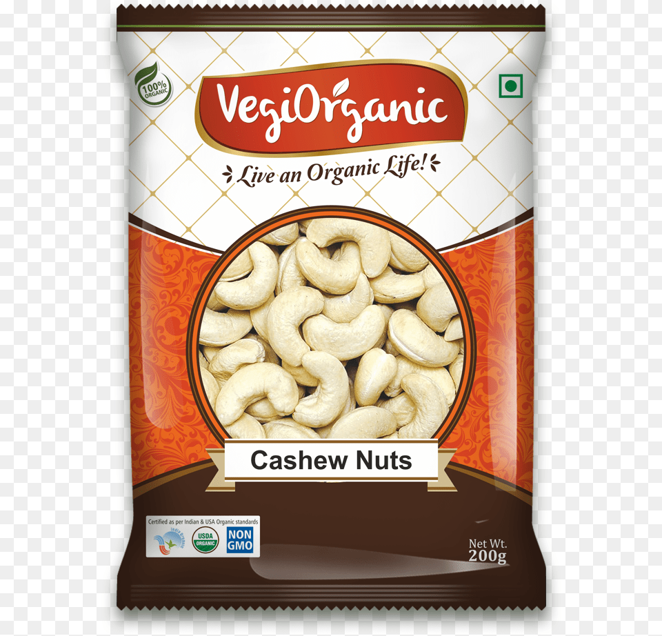 Organic Cashew Nuts Rice, Food, Nut, Plant, Produce Free Png