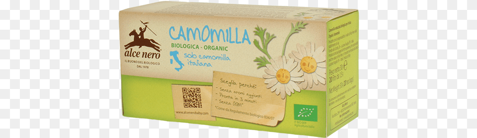 Organic Chamomile Tea Camomilla Alce Nero, Herbal, Herbs, Plant, Qr Code Png Image
