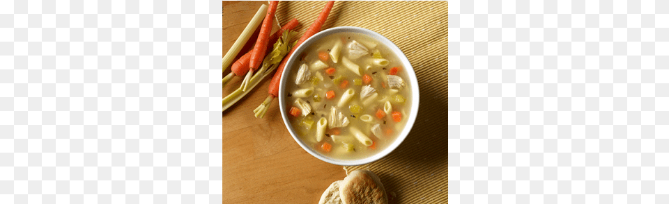 Organic Chicken Noodle Soup Soup, Bowl, Meal, Dish, Food Free Png Download