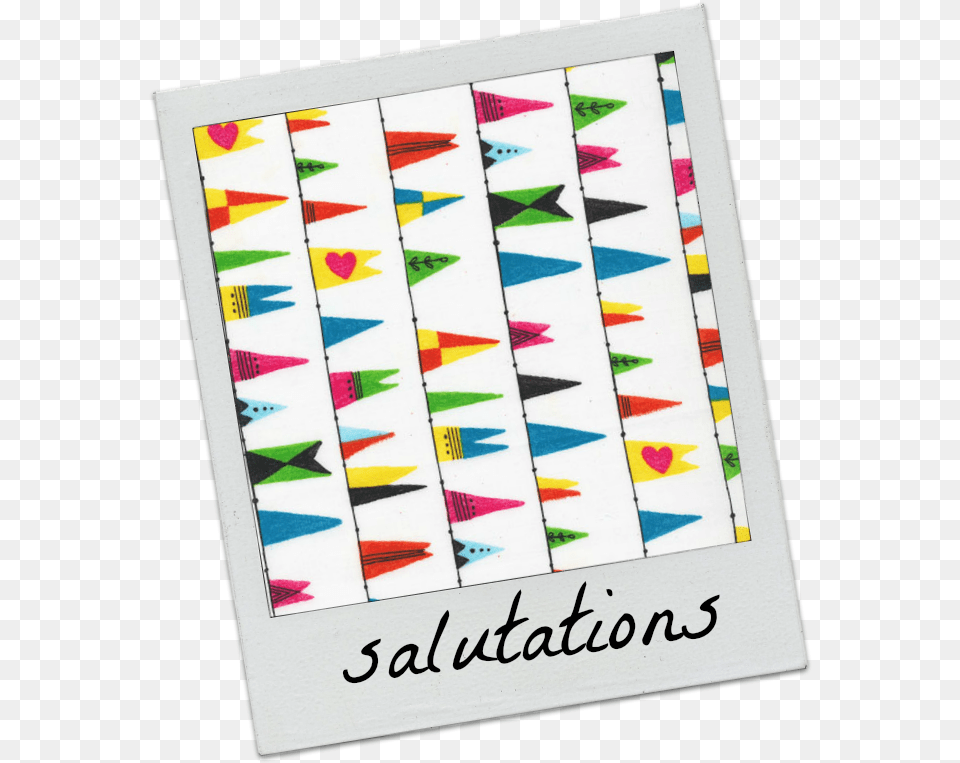 Organic Cotton Salutations Bunting Pennant Flag Paper Free Png