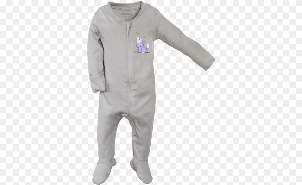 Organic Cotton Zipper Footie Embroidery, Baby, Person Png Image