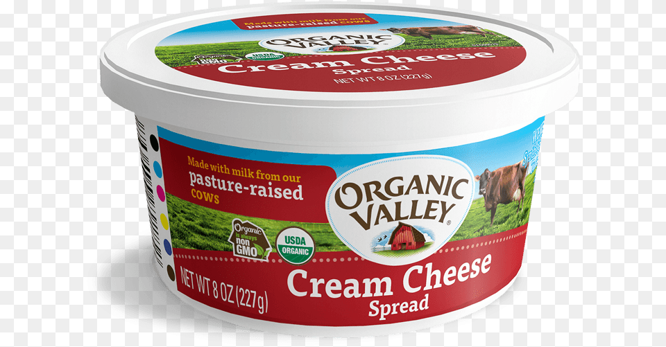 Organic Cream Cheese, Dessert, Food, Yogurt, Animal Free Png Download
