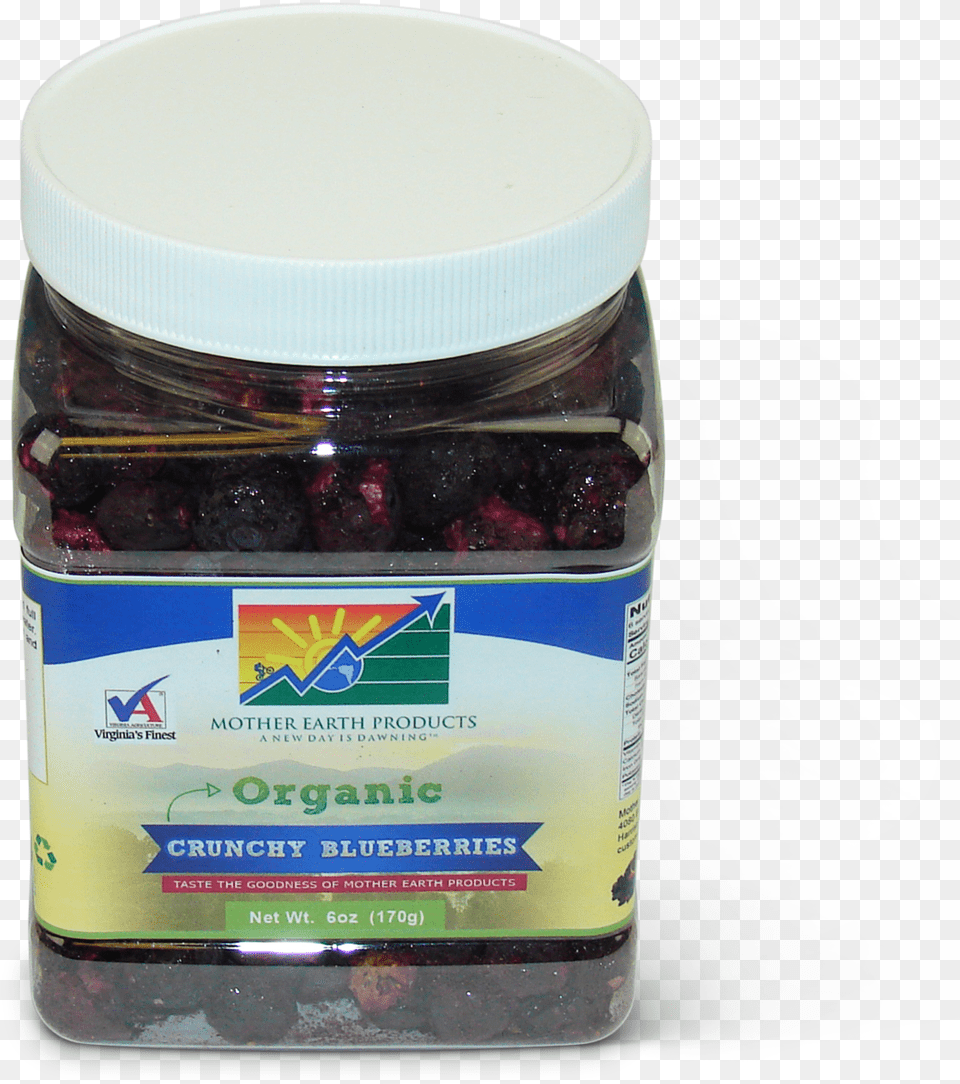 Organic Crunchy Blueberries Boysenberry, Jar, Berry, Blueberry, Food Free Transparent Png