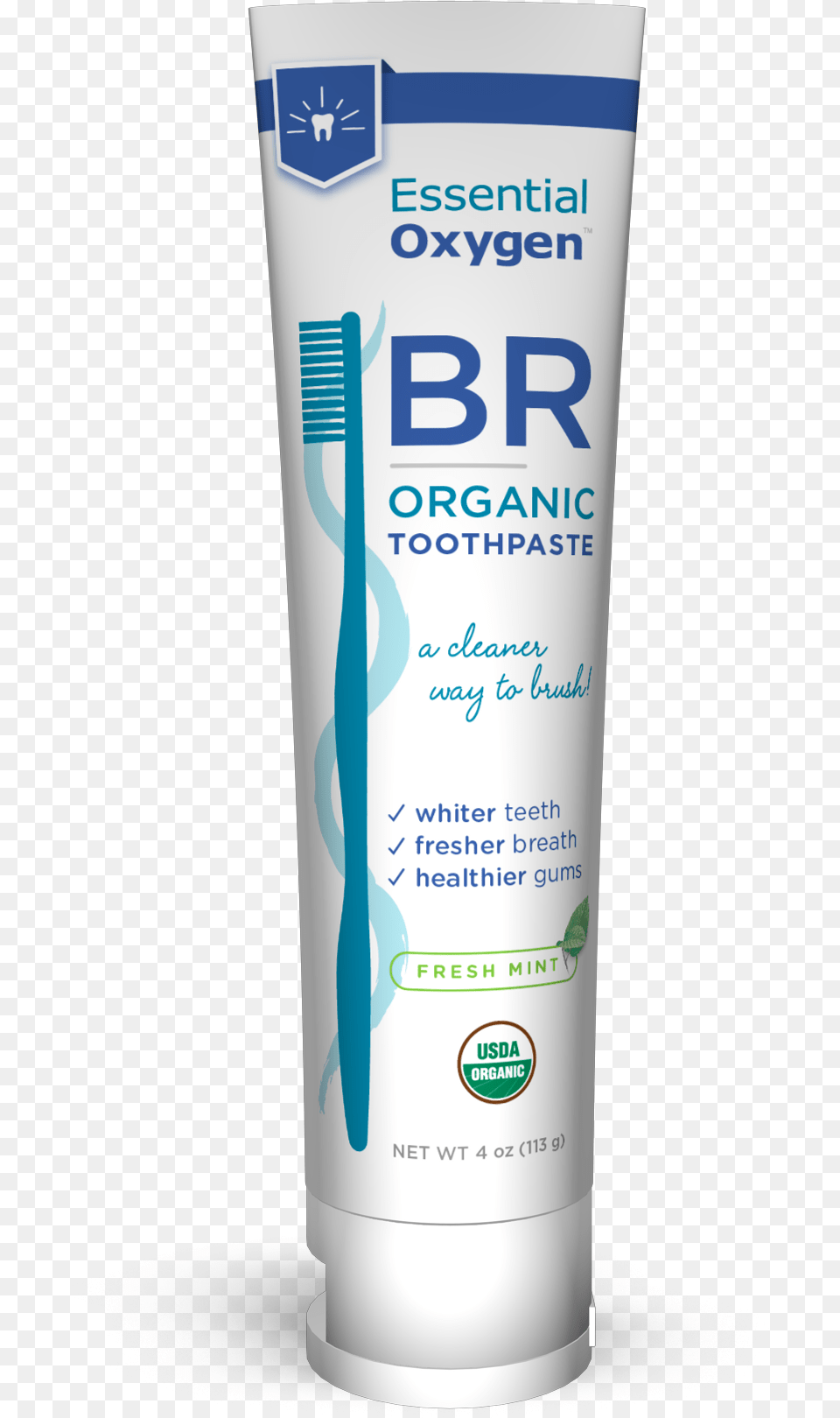 Organic Essential Oxygen Toothpaste Essential Oxygen Toothpaste, Bottle, Brush, Device, Tool Png Image