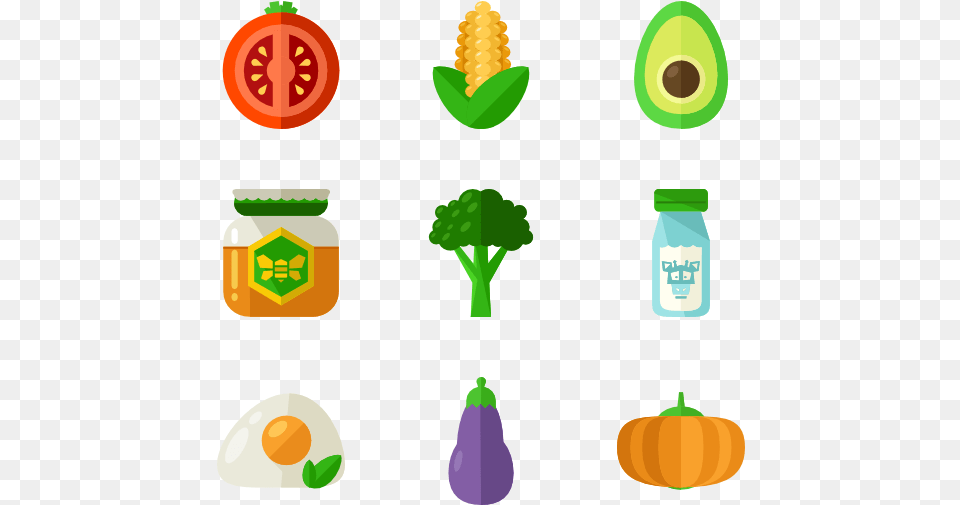 Organic Food 12 Icons Healthy Food Icon, Produce, Fruit, Plant, Jar Png