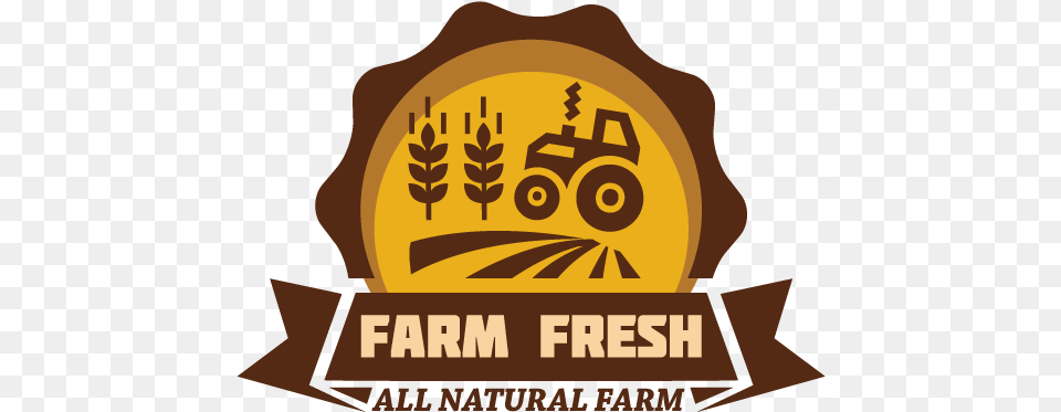 Organic Food Farm Logo Agriculture Agriculture Clipart, Advertisement, Poster, Badge, Symbol Free Transparent Png