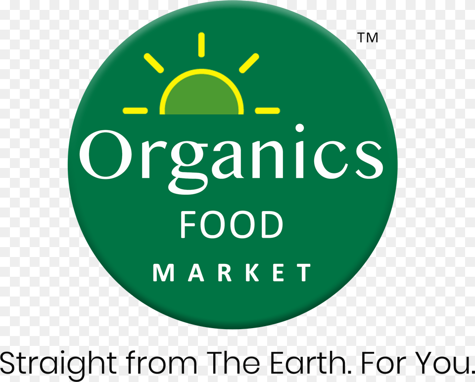 Organic Foods Market Circle, Green, Logo, Disk Free Png Download