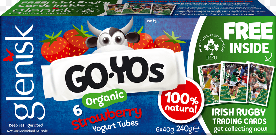 Organic Go Yo Strawberry Yogurt Tubes Yogurt Packaging Free Png