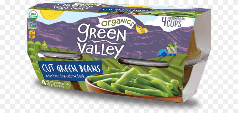 Organic Green Valley Beans, Bean, Food, Plant, Produce Png Image