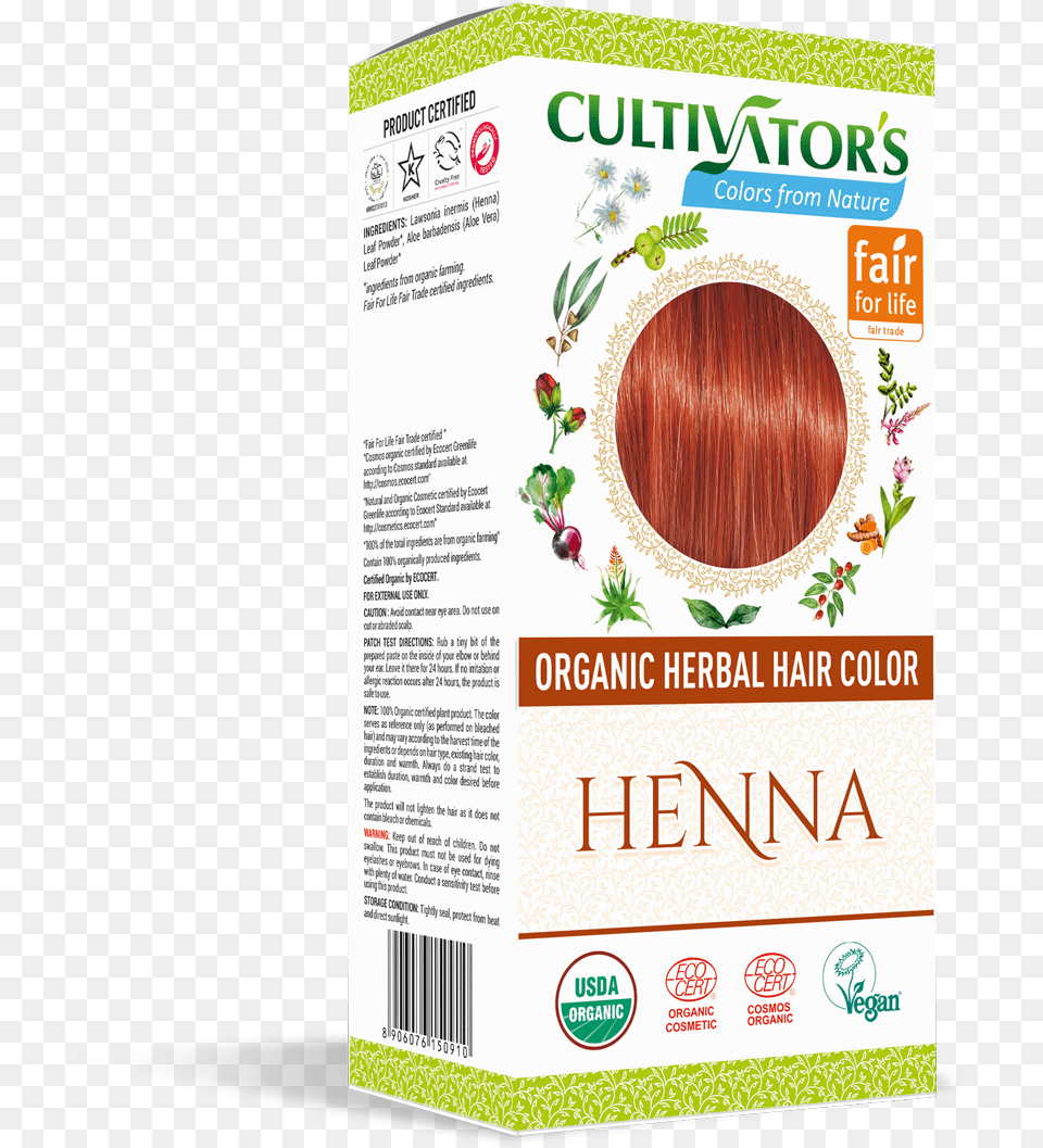 Organic Hair Color, Advertisement, Herbal, Herbs, Plant Free Transparent Png