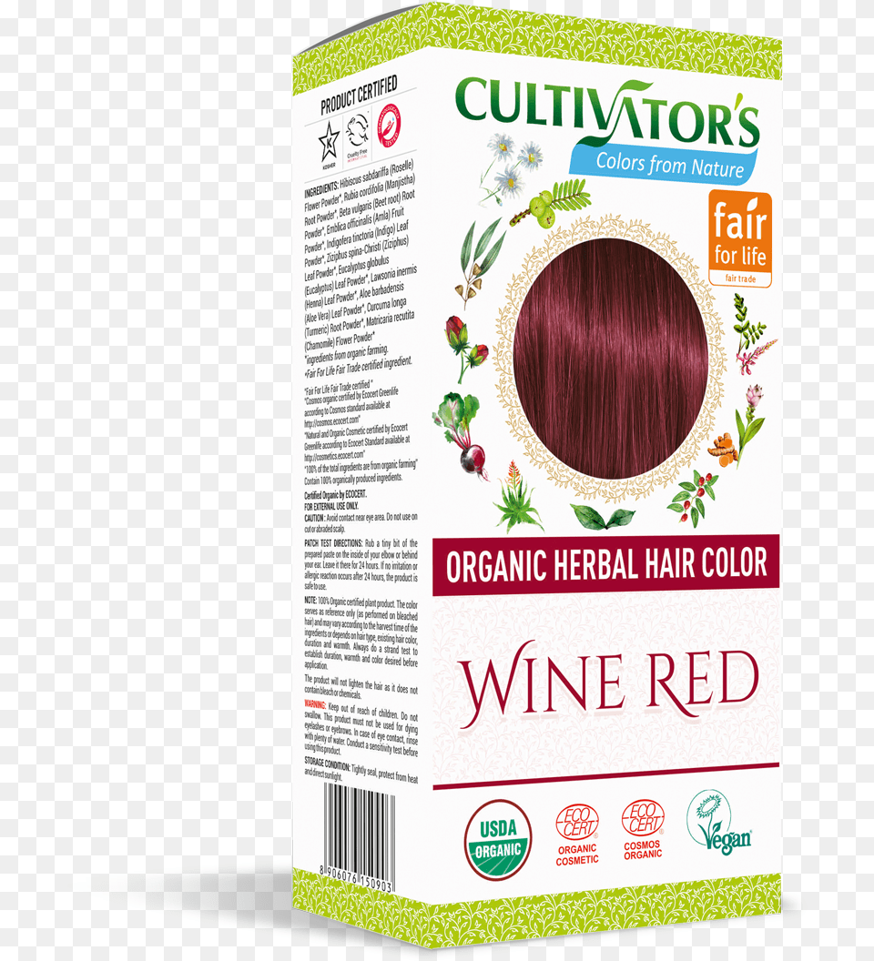 Organic Hair Color Organic Herbal Hair Color Chestnut, Herbs, Plant, Advertisement, Poster Png Image