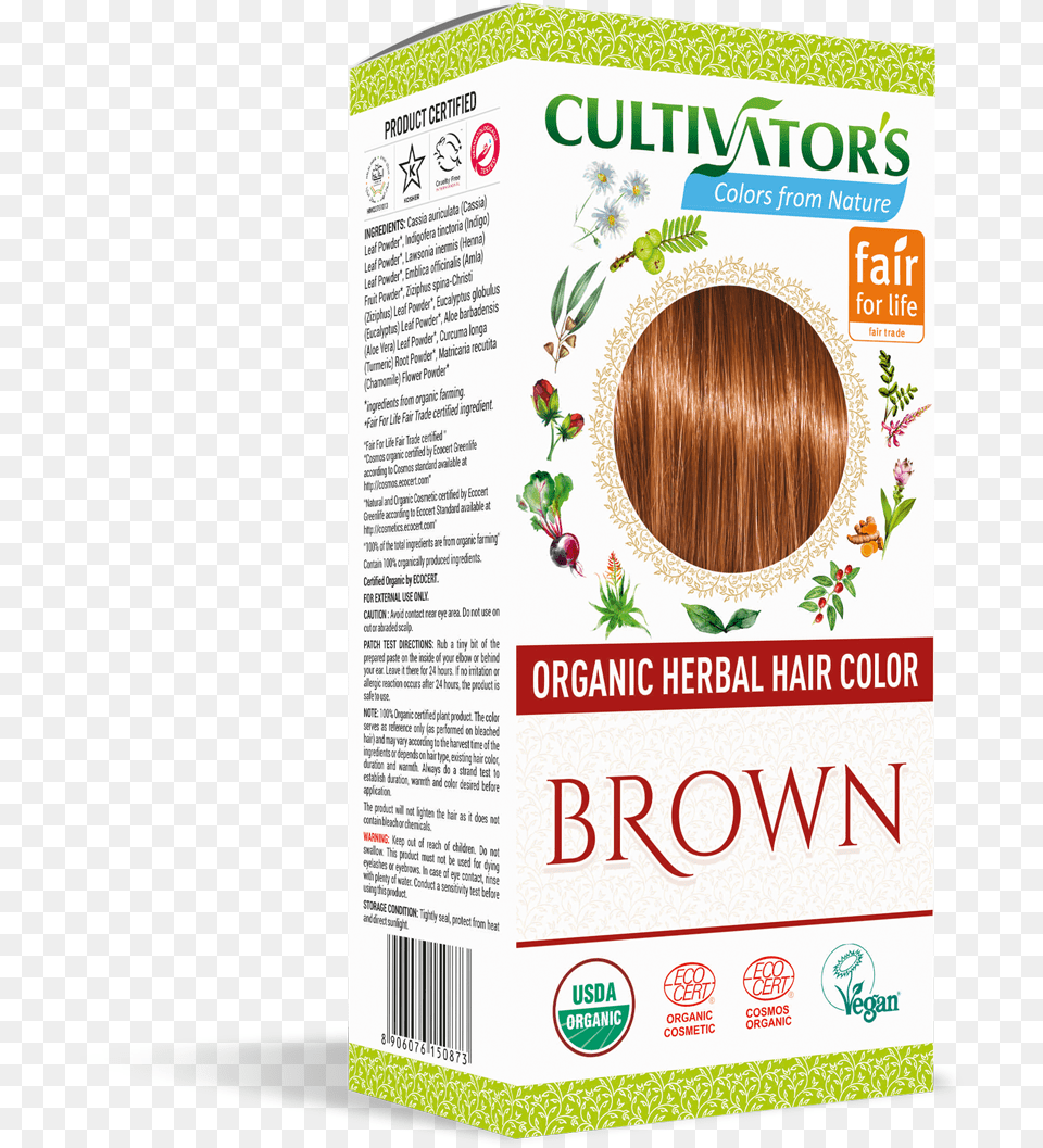 Organic Herbal Hair Color Caramel, Herbs, Plant, Advertisement, Food Png Image