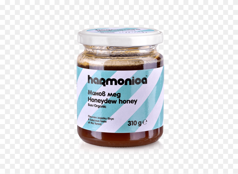Organic Honeydew Honey Harmonica 310g Paste, Jar, Food, Ketchup Png