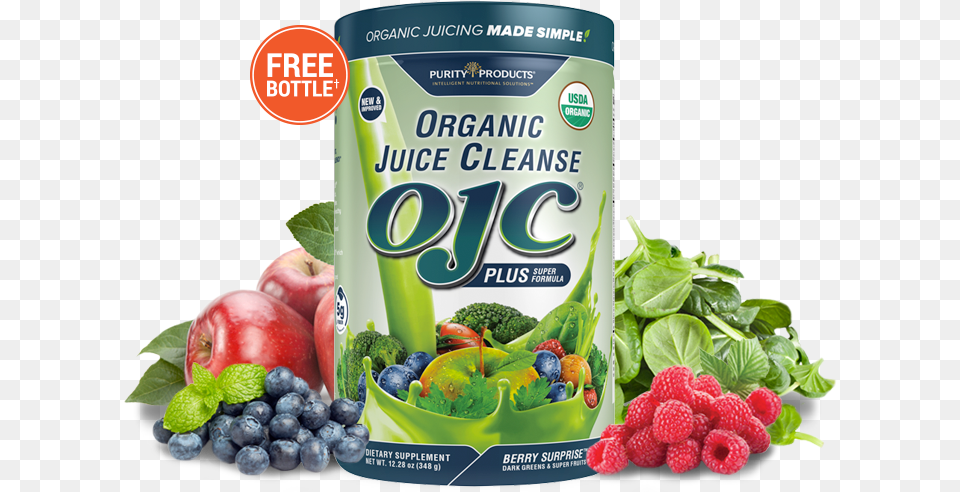 Organic Juice Cleanse Ojc, Produce, Plant, Raspberry, Fruit Free Png