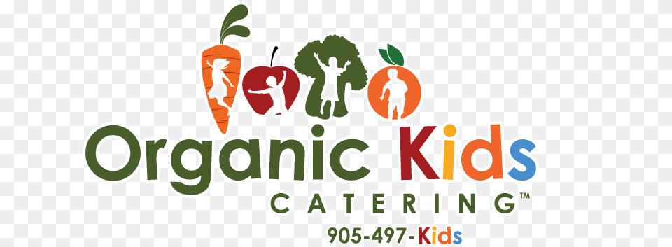 Organic Kids Catering Graphic Design, Carrot, Food, Plant, Produce Free Png Download