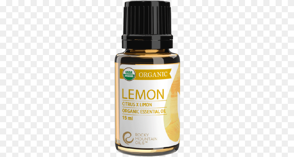 Organic Lemon Peeled Organic Lemon Front Rocky Mountain Oils Energize Pure Natural Essential, Bottle, Shaker, Cosmetics, Can Free Png Download