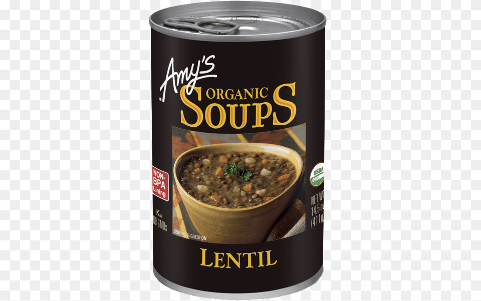 Organic Lentil Soup Amy39s Soup, Bean, Food, Plant, Produce Free Transparent Png