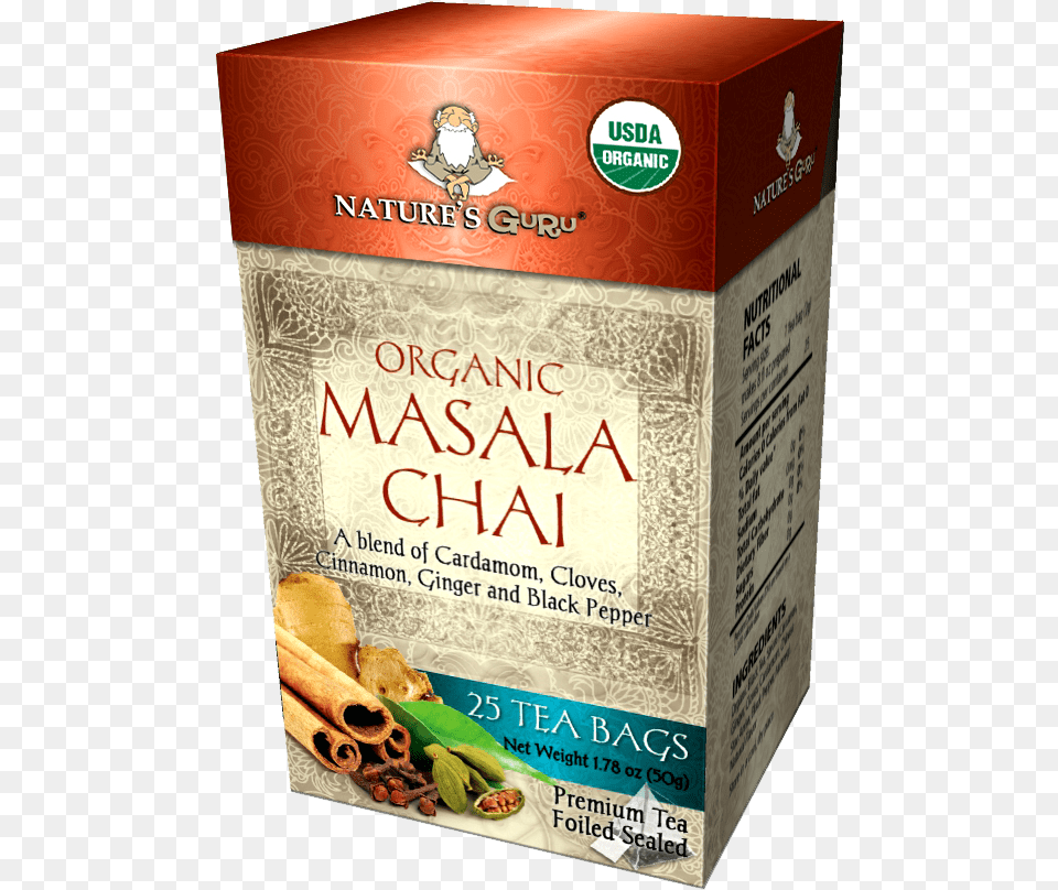 Organic Masala Chai Pyramid Tea Bags Masala Tea Bags, Herbal, Herbs, Plant, Food Png Image