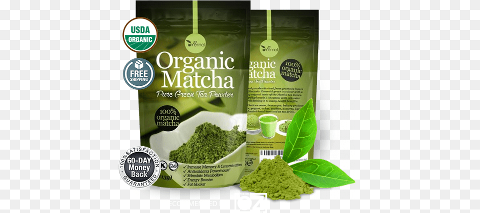 Organic Matcha Green Tea, Beverage, Green Tea, Herbal, Herbs Free Png Download