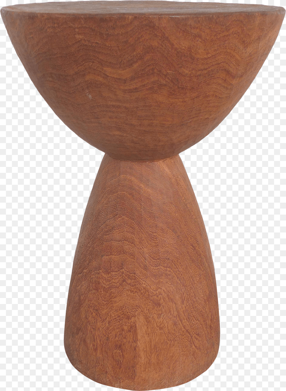 Organic Modern Sculptural Form Carved Wood Table Outdoor Table Free Png