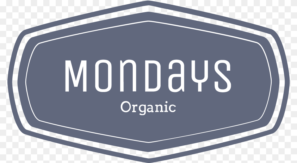 Organic Mondays Horizontal, Logo, Sticker, Oval Free Png