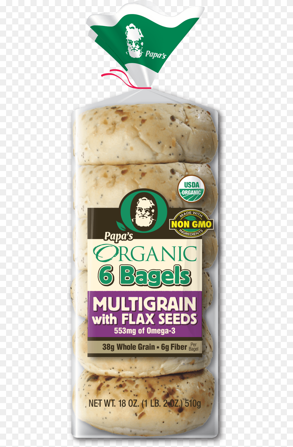 Organic Multigrain Bagels Face Slick, Bread, Food, Person Png Image