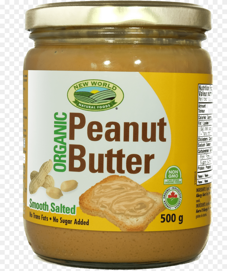 Organic Peanut Butter, Food, Peanut Butter, Bread, Alcohol Free Png Download